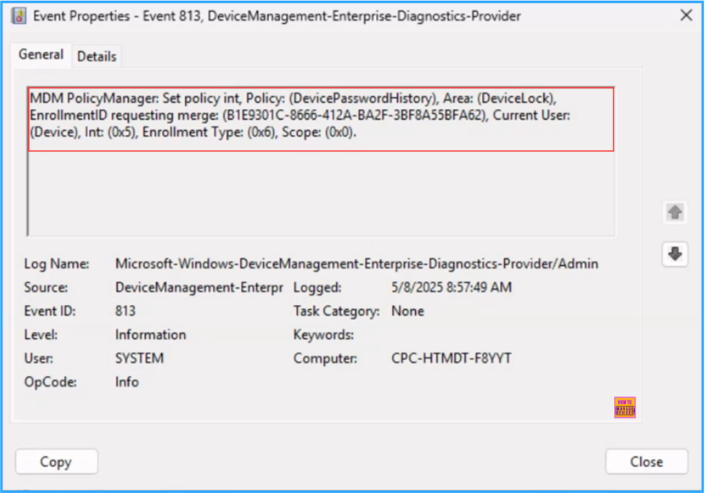 How to Easily Enable or Disable Device Password History Policy using Microsoft Intune 12 How to Easily Enable or Disable Device Password History Policy using Microsoft Intune - Fig.12