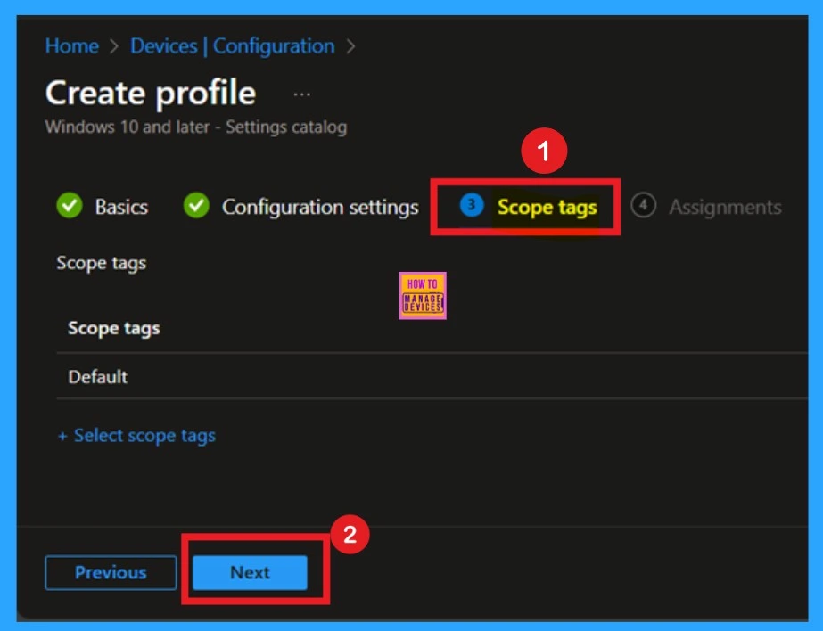 Enable Disable Device Control Printing Restrictions Policy using Intune - Fig.7