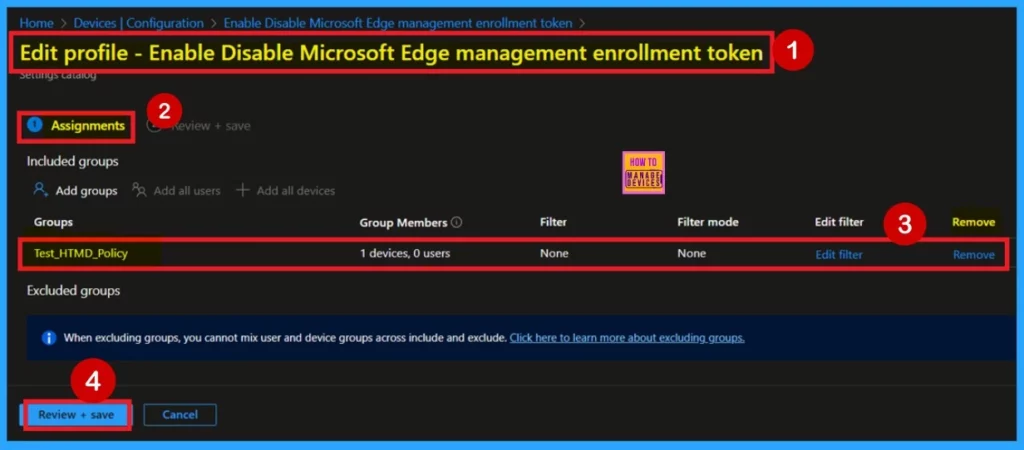 How to Configure Enrollment Token for Microsoft Edge Management using Intune Policy 13 How to Configure Enrollment Token for Microsoft Edge Management using Intune Policy - Fig.12