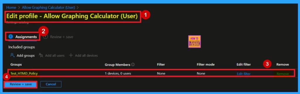 How to Allow or Block Graphing Calculator using Intune Policy - Fig. 12