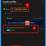 How to Allow or Block Graphing Calculator using Intune Policy 1