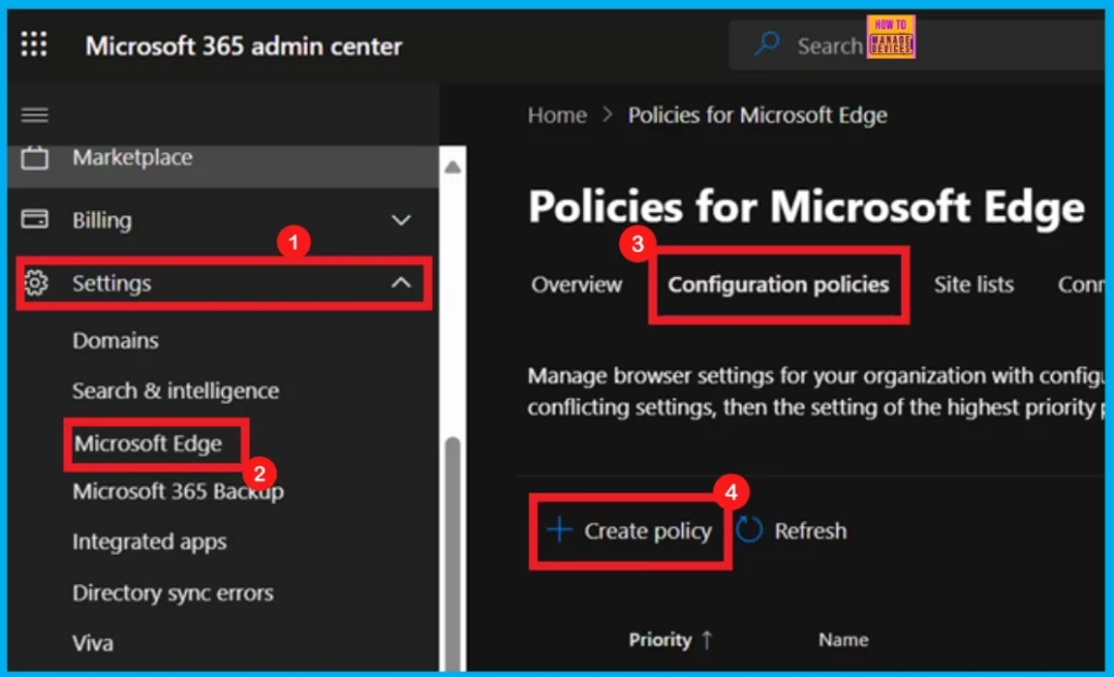 How to Enable or Disable Autofill Credit Card Policy in MS Edge Browser using M365 Admin Center 2 How to Enable or Disable Autofill Credit Card Policy in MS Edge Browser using M365 Admin Center - Fig.1