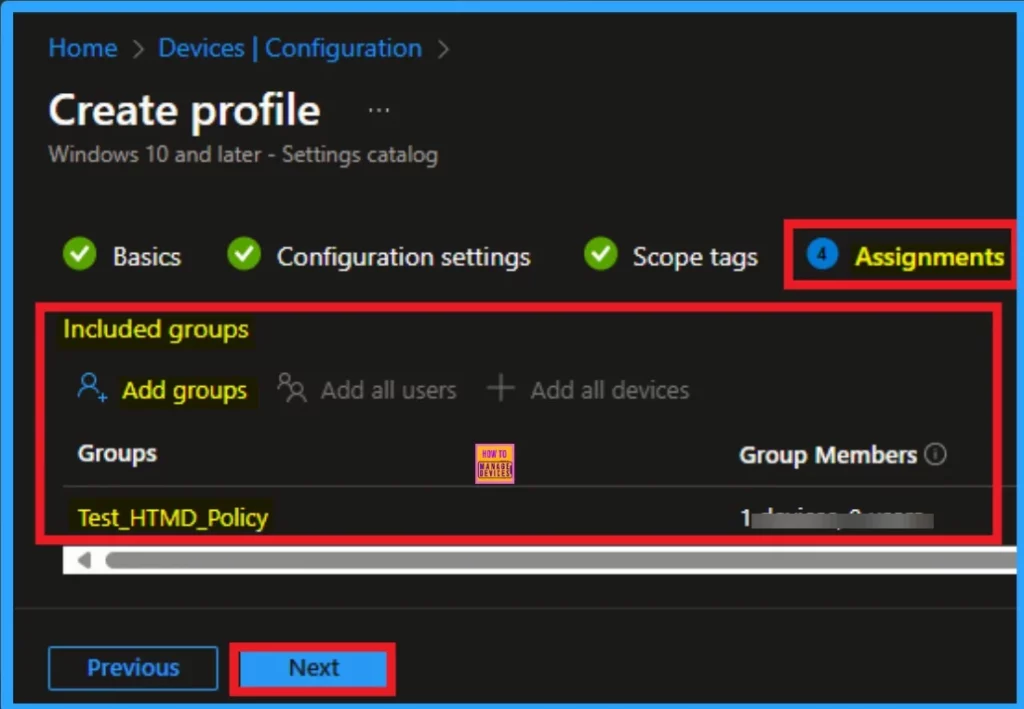 How to Allow or Block Fast Reconnect Policy using Intune 9 Enable or Disable Fast Reconnect Policy using Intune - Fig.9