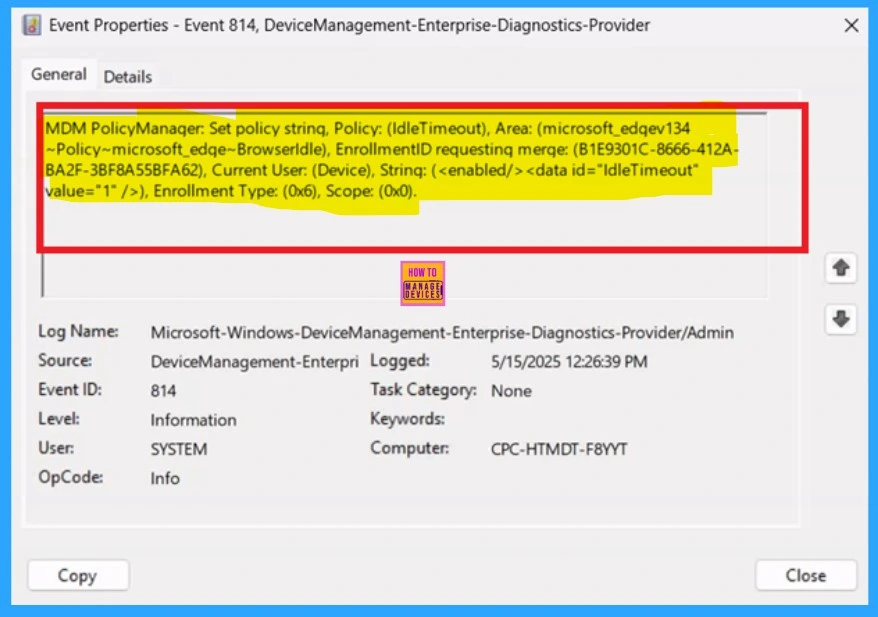 Enable or Disable Idle Timeout Policy in MS Edge Browser using M365 Admin Center 11 Enable or Disable Idle Timeout Policy in Microsoft Edge Using M365 Admin Center -Fig.10
