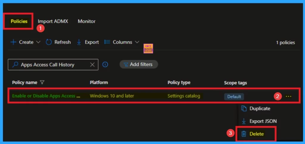 How to Manage Windows Apps Access to Call History using Intune Policy 15 How to Manage Windows Apps Access to Call History using Intune Policy - Fig.15