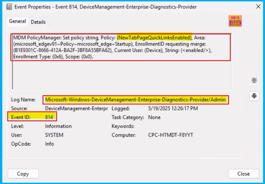 Enable or Disable New Tab Page Quick Links Policy in MS Edge Browser using Microsoft 365 Admin Center 12 Enable or Disable New Tab Page Quick Links Policy in MS Edge Browser using Microsoft 365 Admin Center - Fig.10