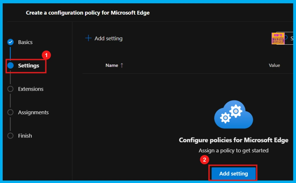Enable or Disable New Tab Page Quick Links Policy in MS Edge Browser using Microsoft 365 Admin Center 4 Enable or Disable New Tab Page Quick Links Policy in MS Edge Browser using Microsoft 365 Admin Center - Fig.3