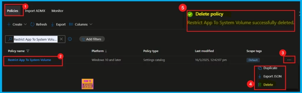 Enable or Disable Restrict App to System Volume Policy using Microsoft Intune 14 Enable or Disable Restrict App to System Volume Policy using Microsoft Intune - Fig.13