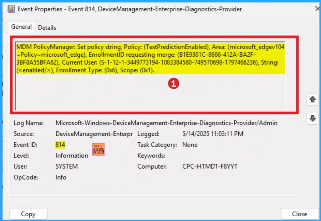 Enable or Disable Text Prediction Policy in MS Edge Browser using M365 Admin Center 15 Enable or Disable Text Prediction Policy in MS Edge Browser using M365 Admin Center - Fig.14