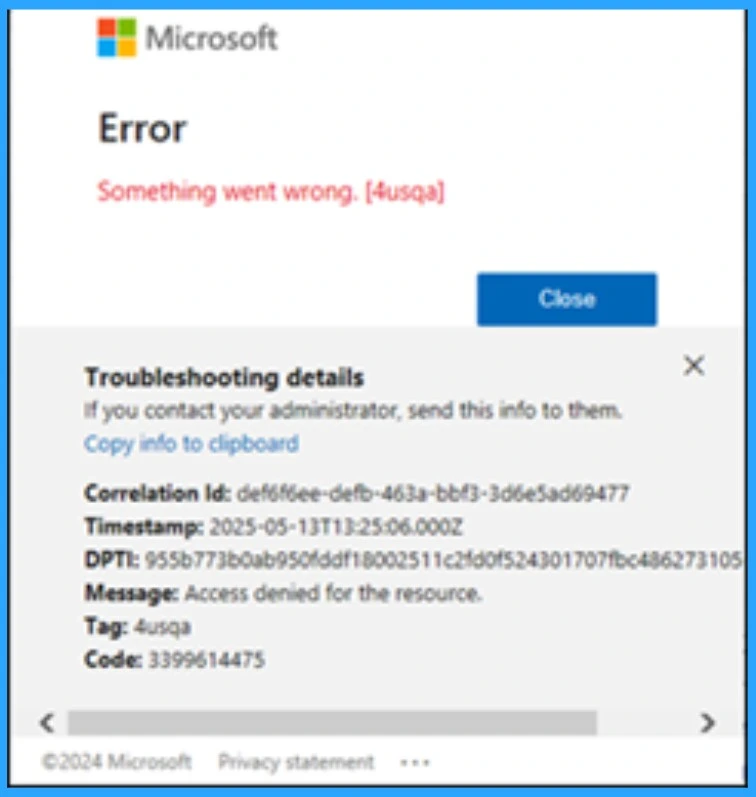 How to Fix CAA2000B 4usqa and 49dvs Sign-In Errors in Outlook and Outlook for Mac 2 How to Fix CAA2000B 4usqa and 49dvs Sign-In Errors in Outlook and Outlook for Mac - Fig.2 Creds to MS