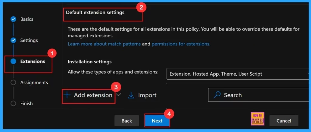 Enable or Disable Extensions Performance Detector in MS Edge Browser using M365 Admin Center - Fig.7