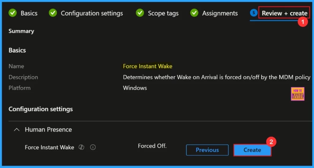 Enable or Disable Instant Wake Policy in Human Presence using Intune 11 Enable or Disable Instant Wake Policy in Human Presence using Intune 3