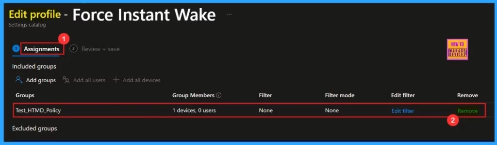 Enable or Disable Instant Wake Policy in Human Presence using Intune 16 How to Configure Force Instant Wake Policy in Human Presence using Intune Settings Catalog Policy - Fig.15