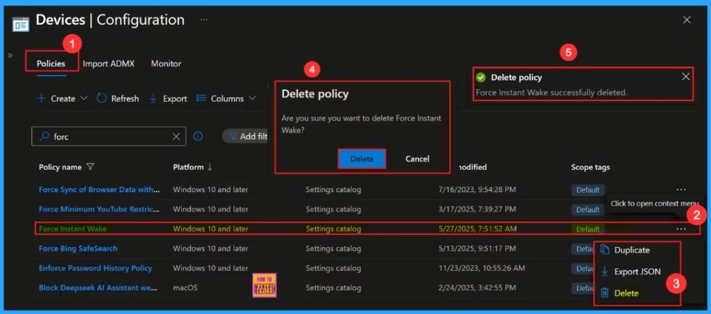 Enable or Disable Instant Wake Policy in Human Presence using Intune 17 How to Configure Force Instant Wake Policy in Human Presence using Intune Settings Catalog Policy - Fig.16