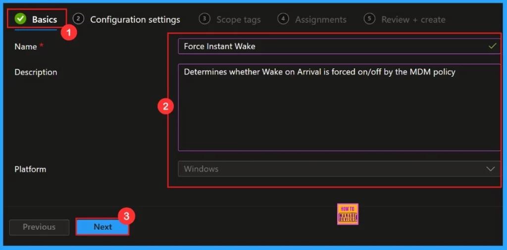 Enable or Disable Instant Wake Policy in Human Presence using Intune 5 Enable or Disable Instant Wake Policy in Human Presence using Intune 2