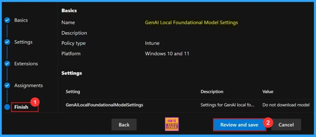 How to Configure Generative AI Local Foundational Model Settings in MS Edge Browser using M365 Admin Center - Fig.10
