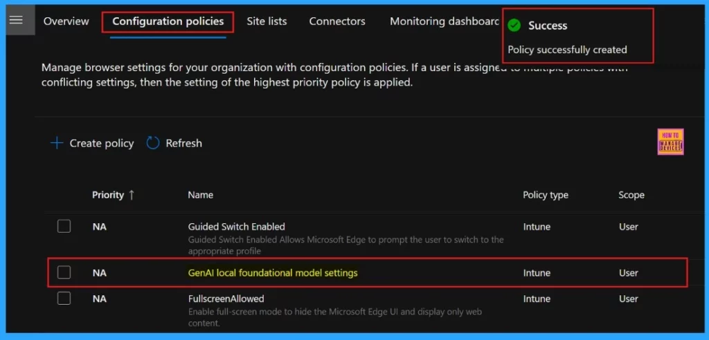 How to Configure Generative AI Local Foundational Model Settings in MS Edge Browser using M365 Admin Center - Fig.11