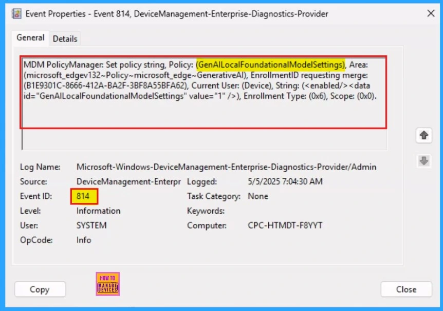 How to Configure Generative AI Local Foundational Model Settings in MS Edge Browser using M365 Admin Center - Fig.12