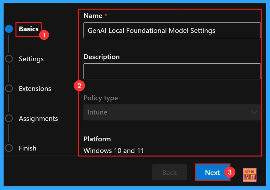 How to Configure Generative AI Local Foundational Model Settings in MS Edge Browser using M365 Admin Center - Fig.2