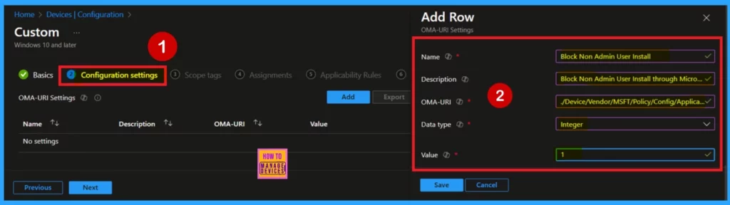 How to Allow or Block Non-Admin User Install using Intune Policy 3 How to Allow Block Non-Admin User Install using Intune Policy - Fig.2
