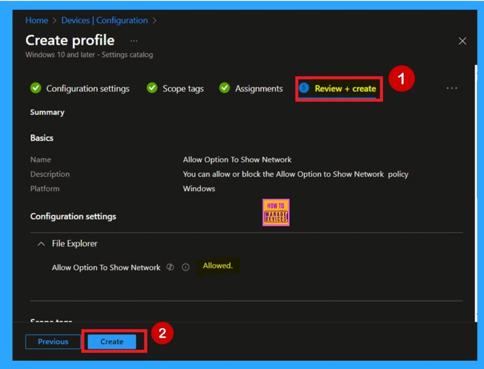 How to Allow or Block Option to Show Network using Intune Policy 10 How to Allow or Block Option to Show Network using Intune Policy -Fig.10