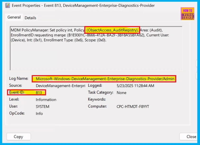 How to Configure Audit Policy for Registry Object Access in Windows using Intune 13 How to Configure Audit Policy for Registry Object Access in Windows using Intune - Fig.12