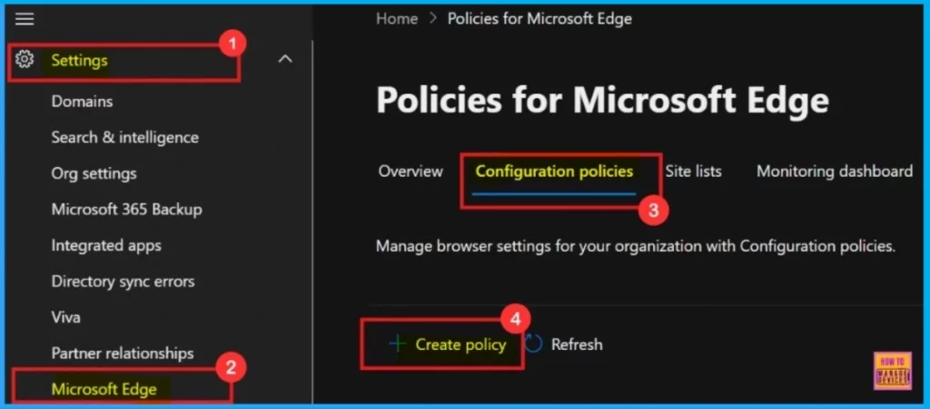 How to Enforce Bing SafeSearch Policy in MS Edge Browser using M365 Admin Center 2 How to Enforce Bing SafeSearch Policy in MS Edge Browser using M365 Admin Center - Fig.1