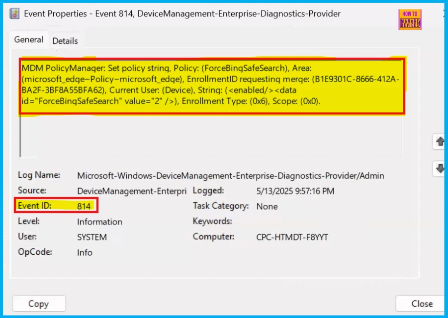 How to Enforce Bing SafeSearch Policy in MS Edge Browser using M365 Admin Center 13 How to Enforce Bing SafeSearch Policy in MS Edge Browser using M365 Admin Center - Fig.12