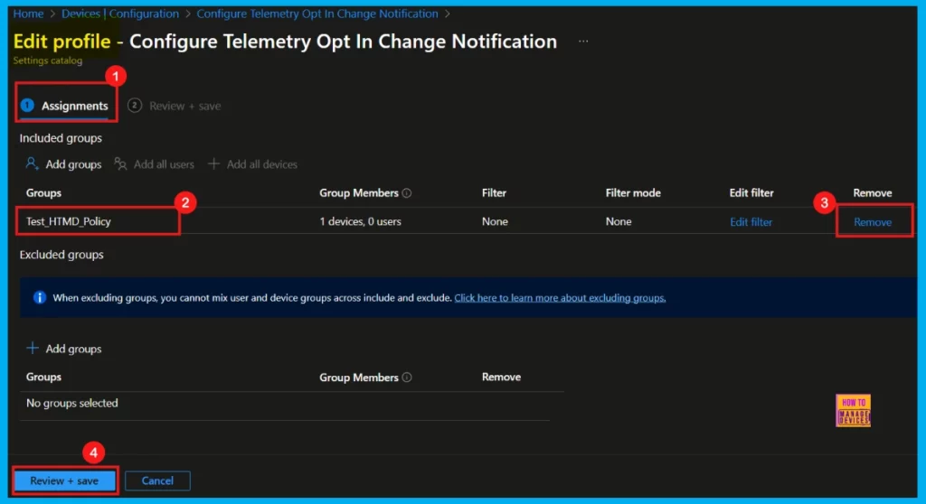 How to Configure Telemetry Opt-in Change Notification Policy using Intune - Fig.12