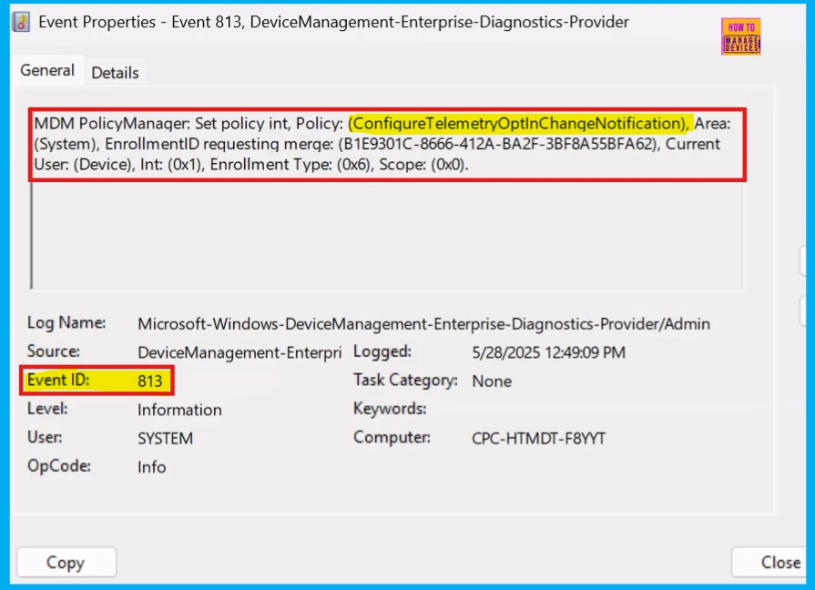 How to Configure Telemetry Opt-in Change Notification Policy using Intune - Fig.11