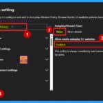 How to Allow or Block Media Autoplay Policy in MS Edge Browser using M365 Admin center 1 How to Enable Autoplay Allowed Policy in MS Edge Browser using M365 Admin Center