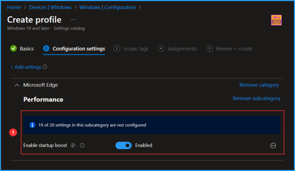 How to Enable Startup Boost in Edge Browser with Intune. Fig. 7