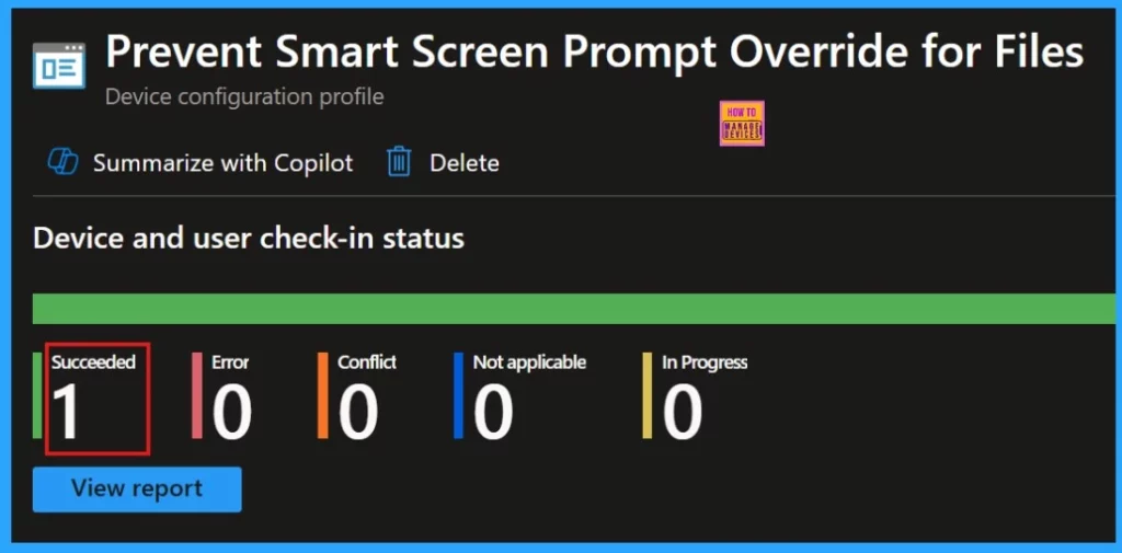 How to Prevent Smart Screen Prompt Override for Files Policy in MS Edge Browser using M365 Admin Center - Fig.13