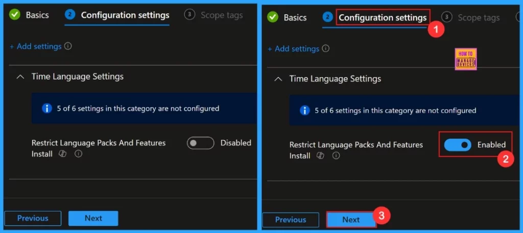 How to Restrict Installation of Language Packs and Features using Intune Policy 9 How to Restrict Installation of Language Packs and Features using Intune Policy - Fig.7