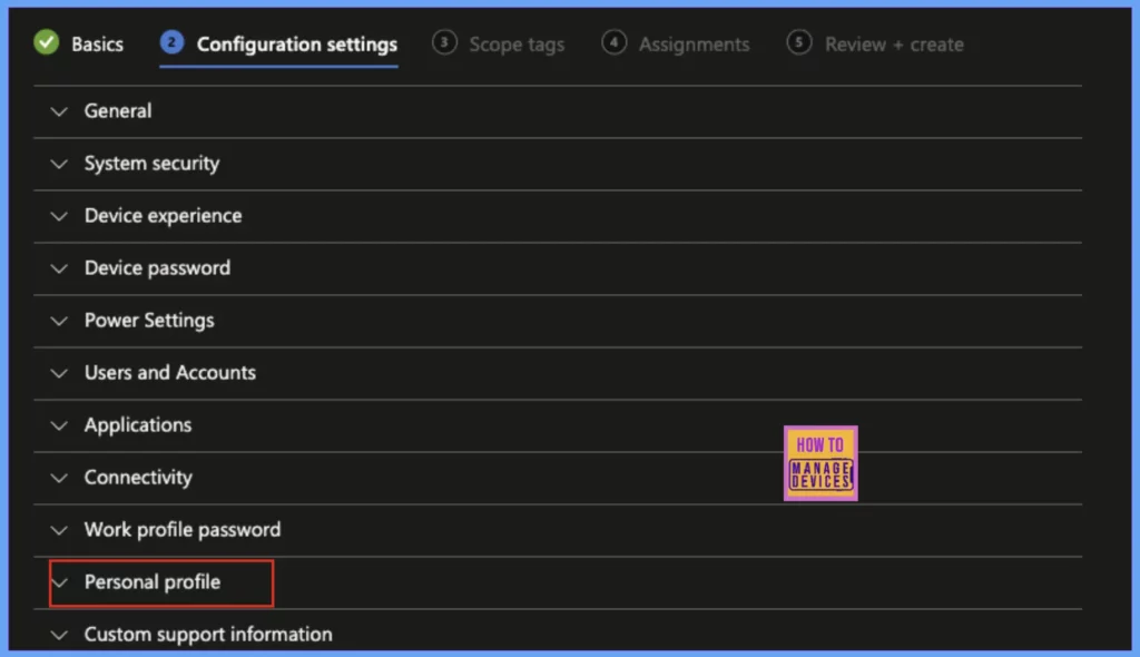 Managing Apps on the Personal Profile of COPE Devices Using Intune: Allow Lists and Block Lists Fig: 3