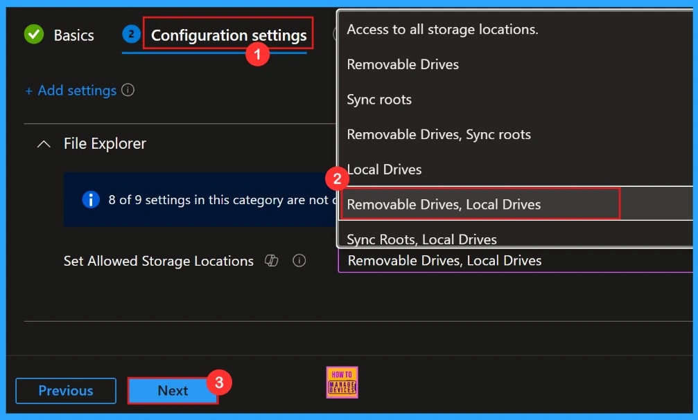 Enable or Disable Storage Locations in File Explorer using Intune Policy 8 Enable or Disable Storage Locations in File Explorer using Intune Policy - Fig.7