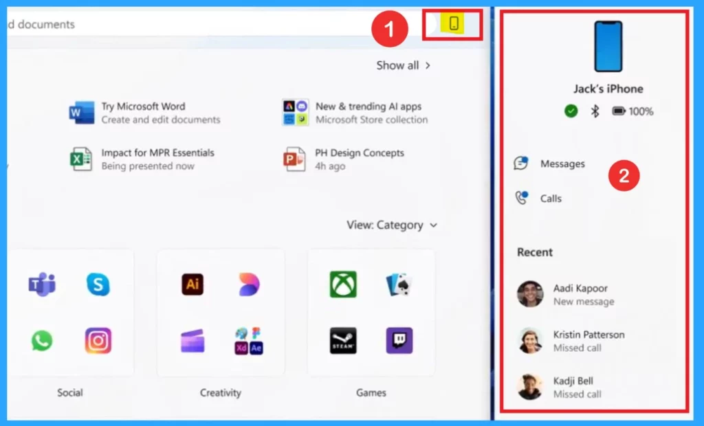 New Redesigned Start Menu in Windows 11 with Four Core Design Principles 2 The New Redesigned Start Menu in Windows 11 with Four Core Design Principles - Fig.2 Creds to MS