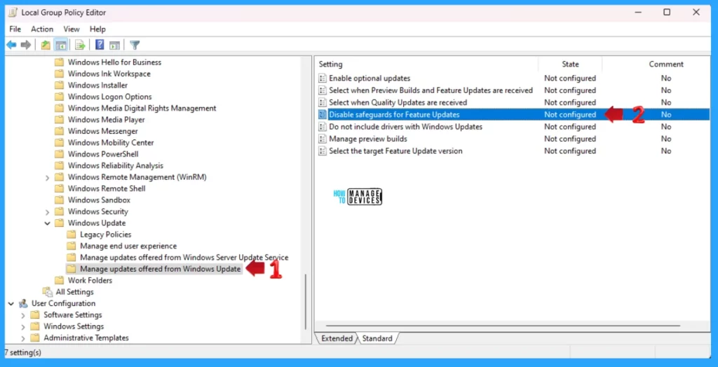 Turn On or Off Safeguard Holds for Feature Updates in Windows 11 3 Turn On and Off Safeguard Holds for Feature Updates in Windows 11 - Fig. 3