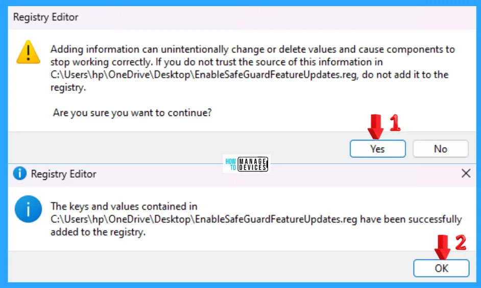 Turn On or Off Safeguard Holds for Feature Updates in Windows 11 8 Turn On and Off Safeguard Holds for Feature Updates in Windows 11 - Fig. 8