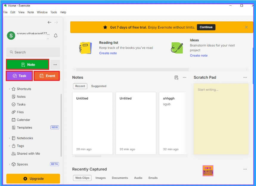 Free App to Take Note Evernote App on Windows 11 PC 8 Free App to Take Note Evernote App on Window 11 PC – Fig.7