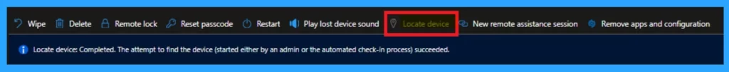 Troubleshooting Locate Device Greyed Out for Corporate Android Devices in Intune 2 Troubleshooting Locate Device Greyed Out for Corporate Android Devices in Intune - Fig.2 Creds to MS
