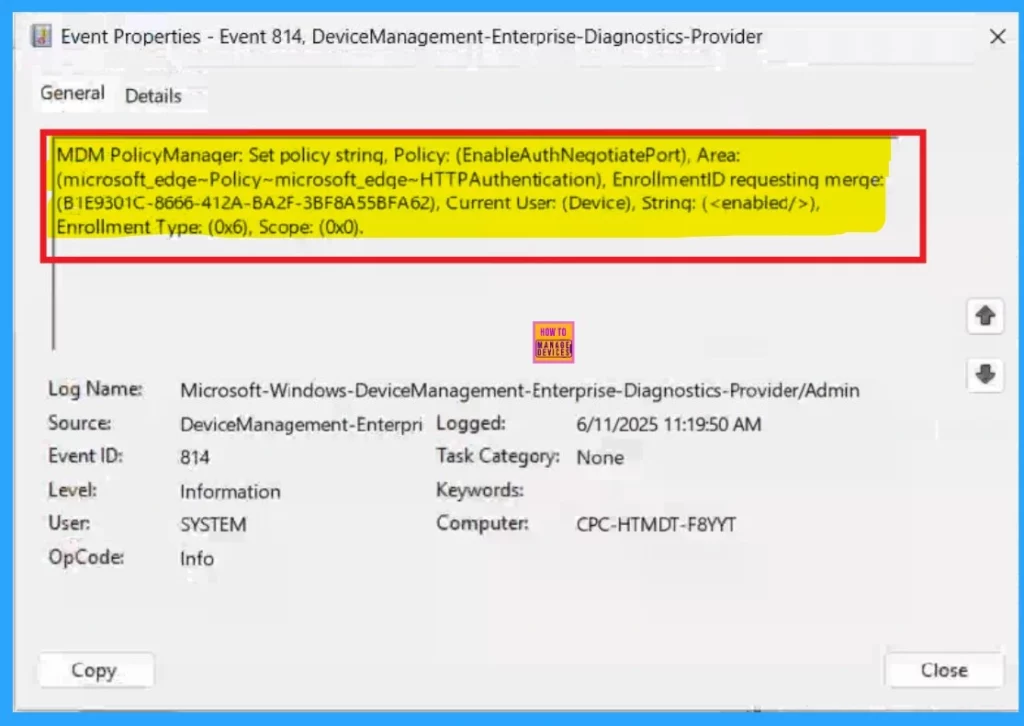 Enable or Disable Auth Negotiate Port Policy in MS Edge using M65 Admin Center 10 Enable or Disable Auth Negotiate Port Policy in MS Edge using M65 Admin Center - Fig.10