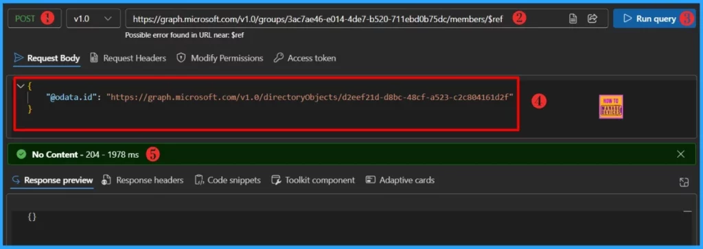 Add Microsoft Intune Devices to Group Membership using Microsoft Graph API and PowerShell Script 4 Add Microsoft Intune Devices to Group Membership using Microsoft Graph API and PowerShell Script. Fig-04