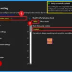 How to Block Third Party Cookies in MS Edge Browser using M365 Admin Center 1 How to Block Third Party Cookies in MS Edge Browser using M365 Admin Center 1
