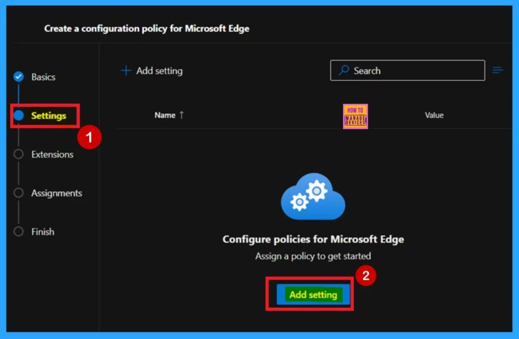 How to Block Third Party Cookies in MS Edge Browser using M365 Admin Center 4 How to Block Third Party Cookies in MS Edge Browser using M365 Admin Center - Fig.3