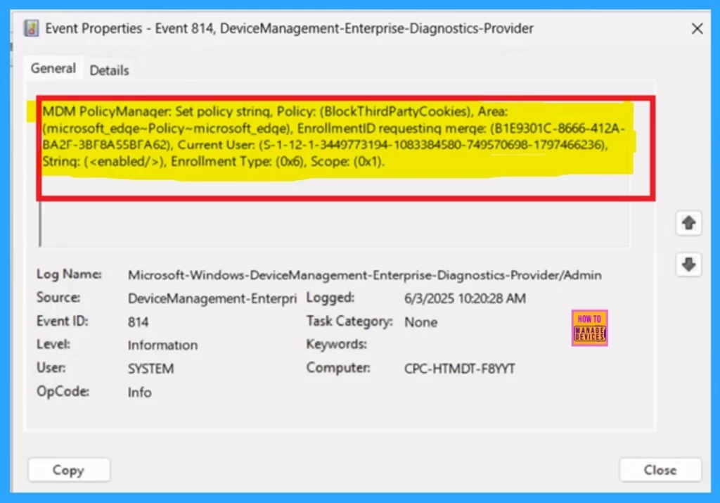 How to Block Third Party Cookies in MS Edge Browser using M365 Admin Center 11 Allow Block Third Party Cookies Policy in MS Edge Browser using M365 Admin Center - Fig.10