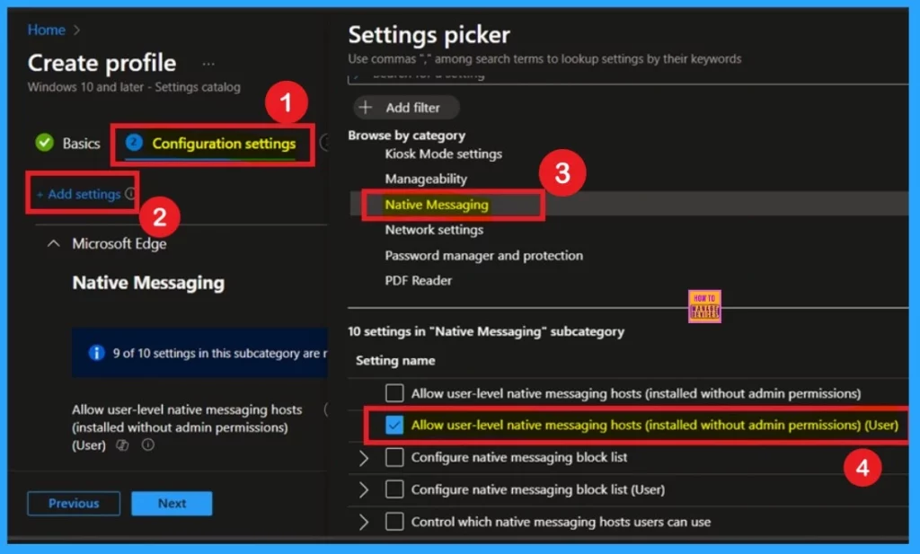 How to Allow or Block User-Level Native Messaging Hosts without Admin Permissions Policy using Intune 4 How to Allow or Block User-Level Native Messaging Hosts without Admin Permissions Policy using Intune - Fig.3
