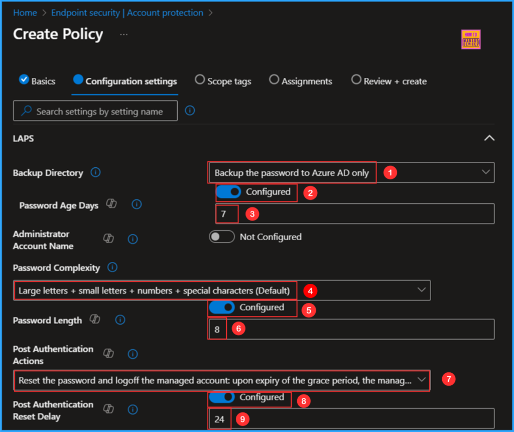 Best Guide to Configure Windows LAPS Automatic Account Management using Intune. Fig. 5