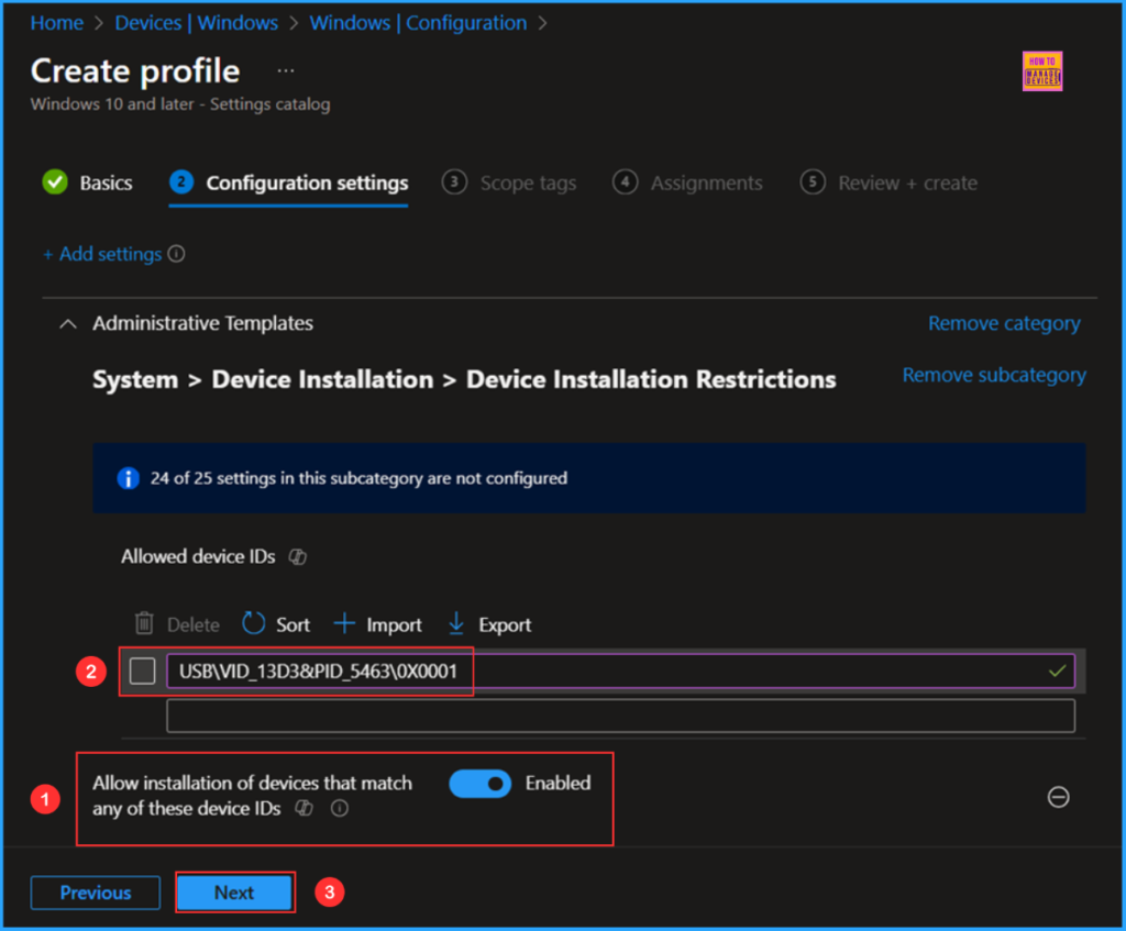 Best way to Allow USB Access for Specific Devices using Intune 7 Best way to Allow USB Access for Specific Devices using Intune. Fig. 7