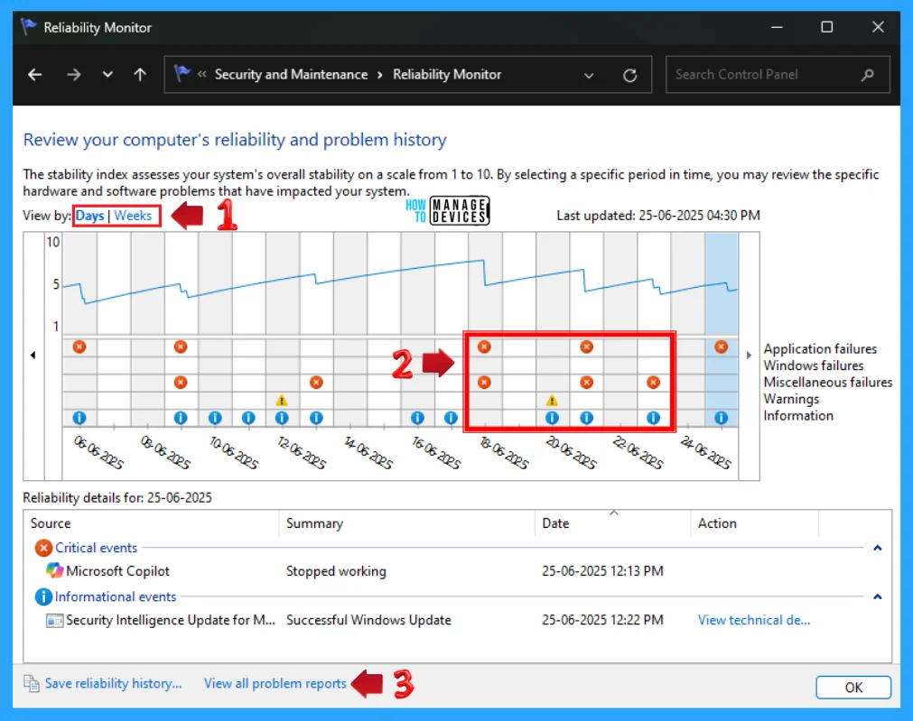 How to Check Reliability History in Windows 11 6 How to Check Reliability History in Windows 11 - Fig. 6